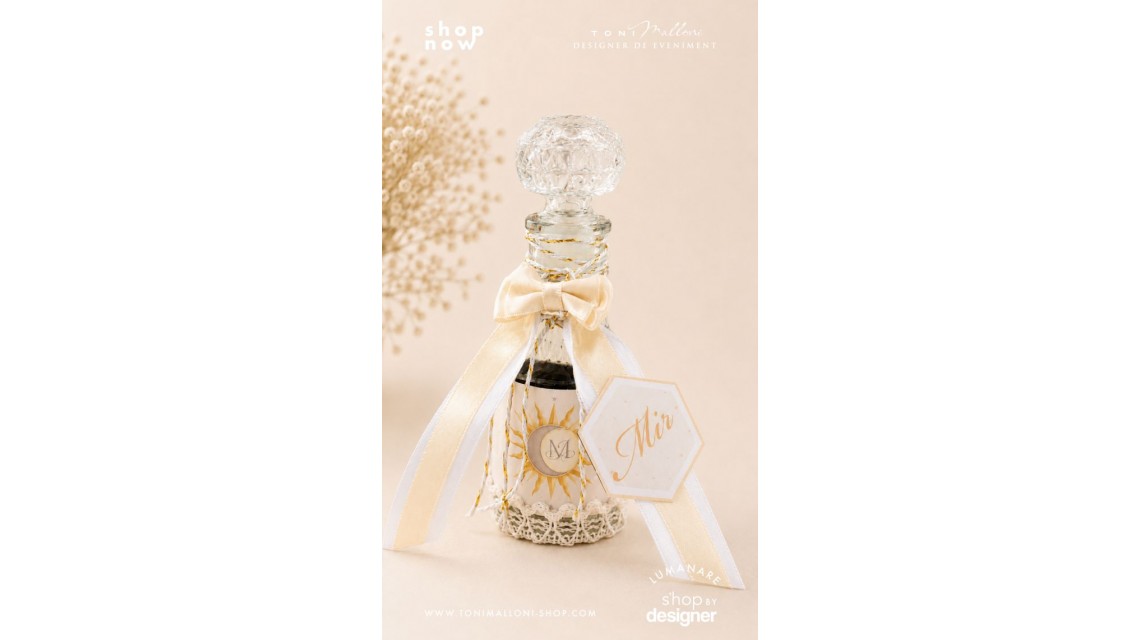 Trusou de Botez Soare și Lună Monogramă Personalizată pentru Băieți 1